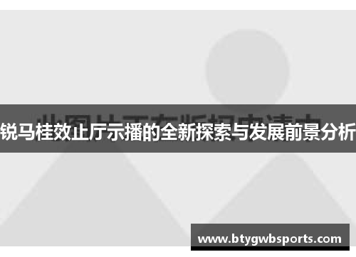 锐马桂效止厅示播的全新探索与发展前景分析